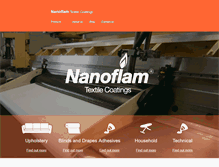 Tablet Screenshot of nanoflam.com